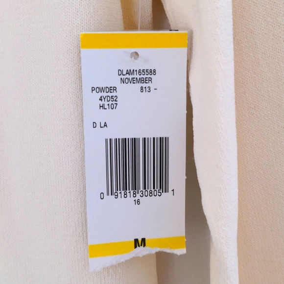 Cream V Neck Sweater with Pearl and Ribbon Details - new with tags - Picture 4 of 6